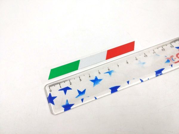 イタリア 防水リフレクター シール ステッカー 10cm_画像6