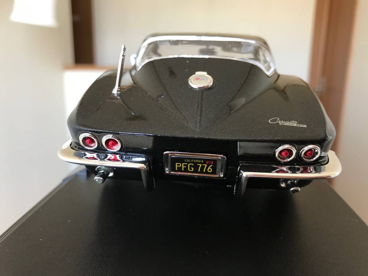 ラスト 希少 レア Maisto マイスト 1:18 6+ 1965 Chevrolet Corvette グレーブラック_画像6