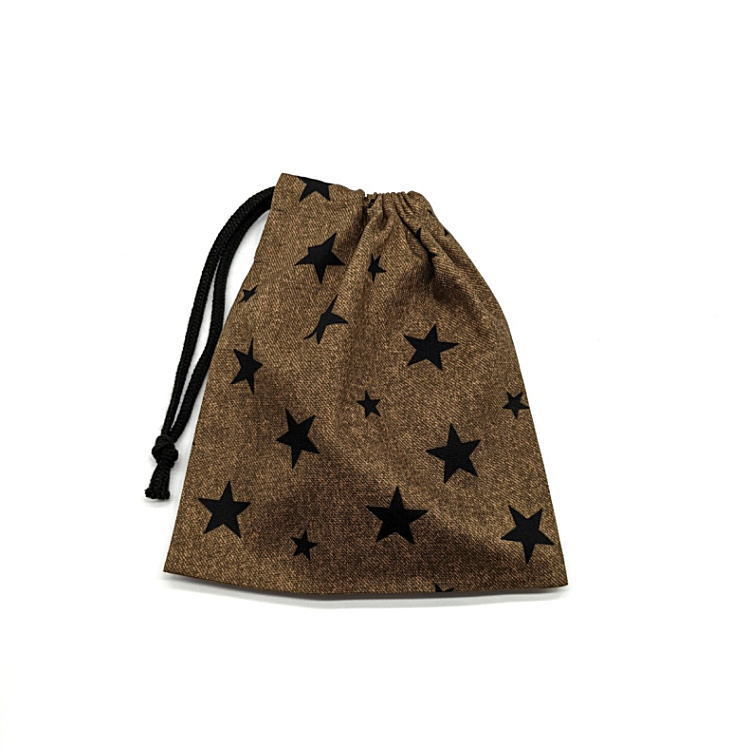  стакан пакет * сумка S[ Star рисунок Denim Brown ] вставка нет / сделано в Японии / ручная работа / мешочек для ланча /. инструмент пакет / ланч товары / звезда 