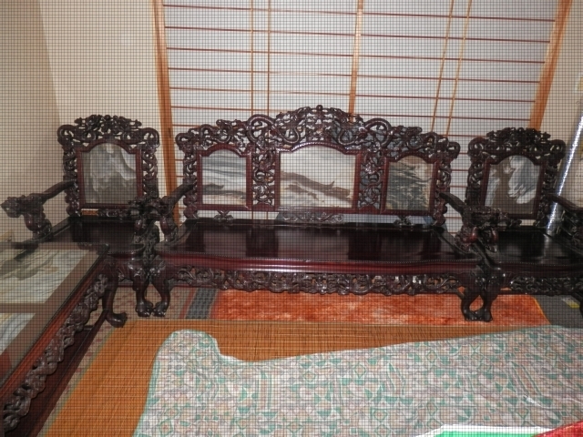 Yahoo!オークション - 古い中国の紫檀、清代の家具、清の時代の家具と