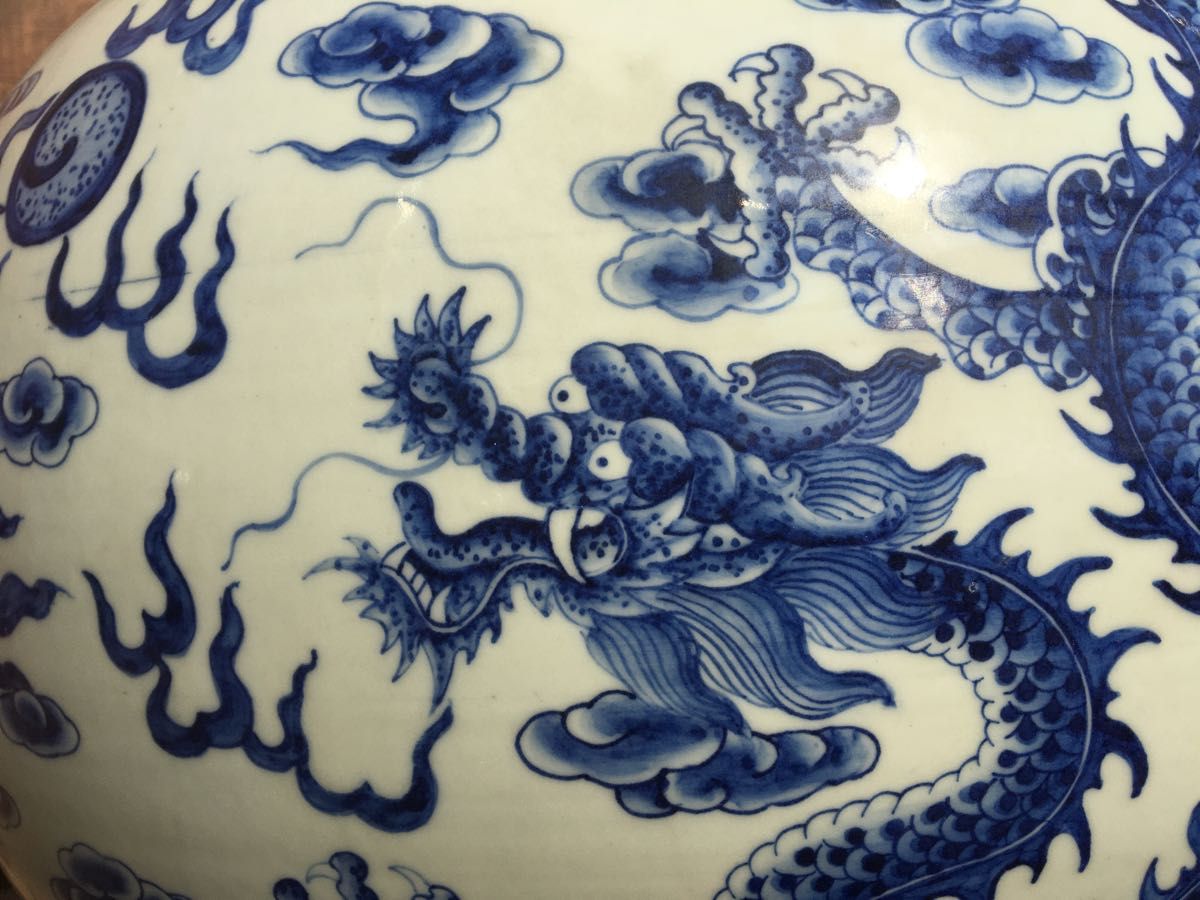 中国美術 大型壺 大清康熙年製 五本爪 龍 豪華 花瓶 管mpr 中国美術 大型壺 大清康熙年製 五本爪 龍 豪華 花瓶 管mpr