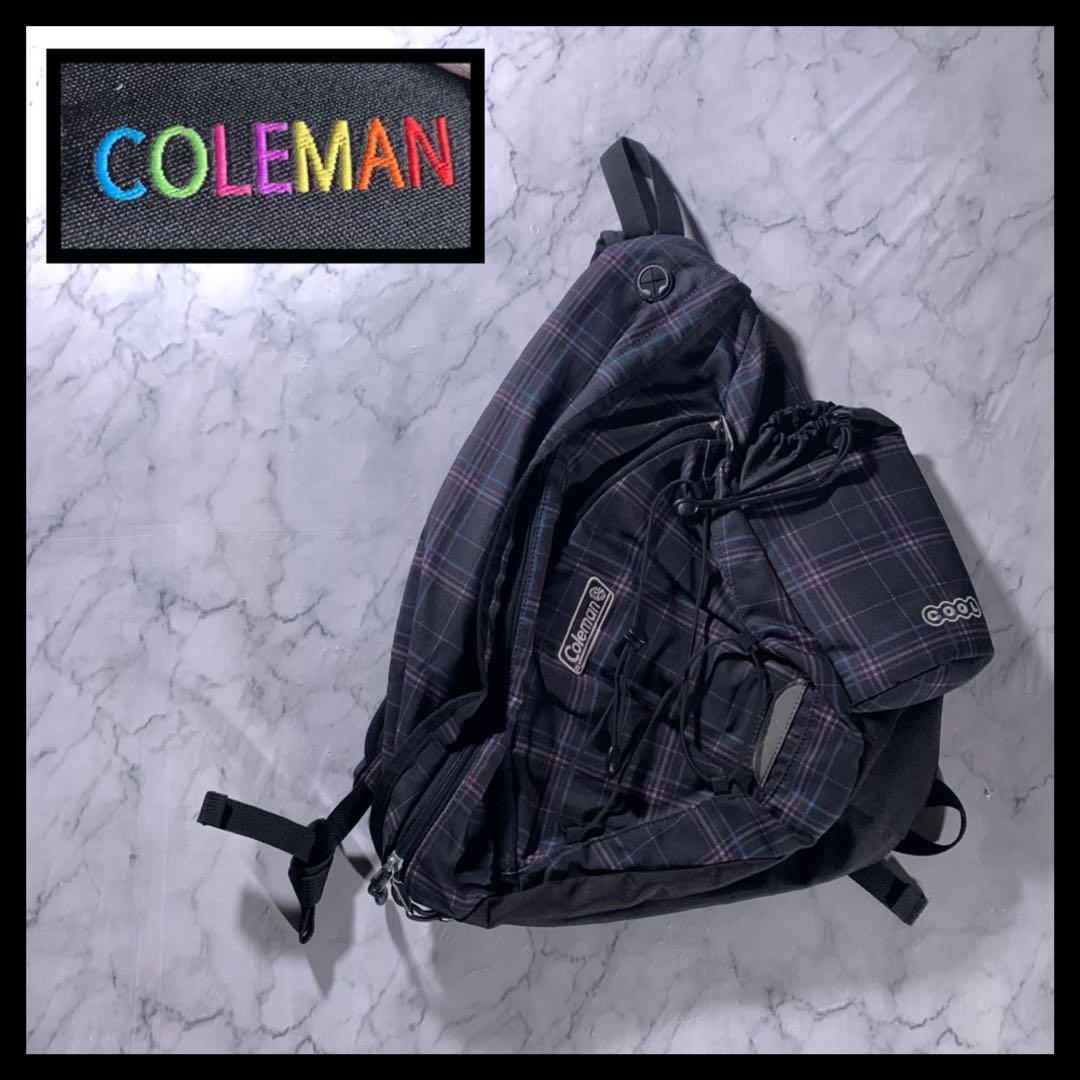 新作入荷!!】 Coleman 00s ワンショルダー 黒 y2k テック系 スリング