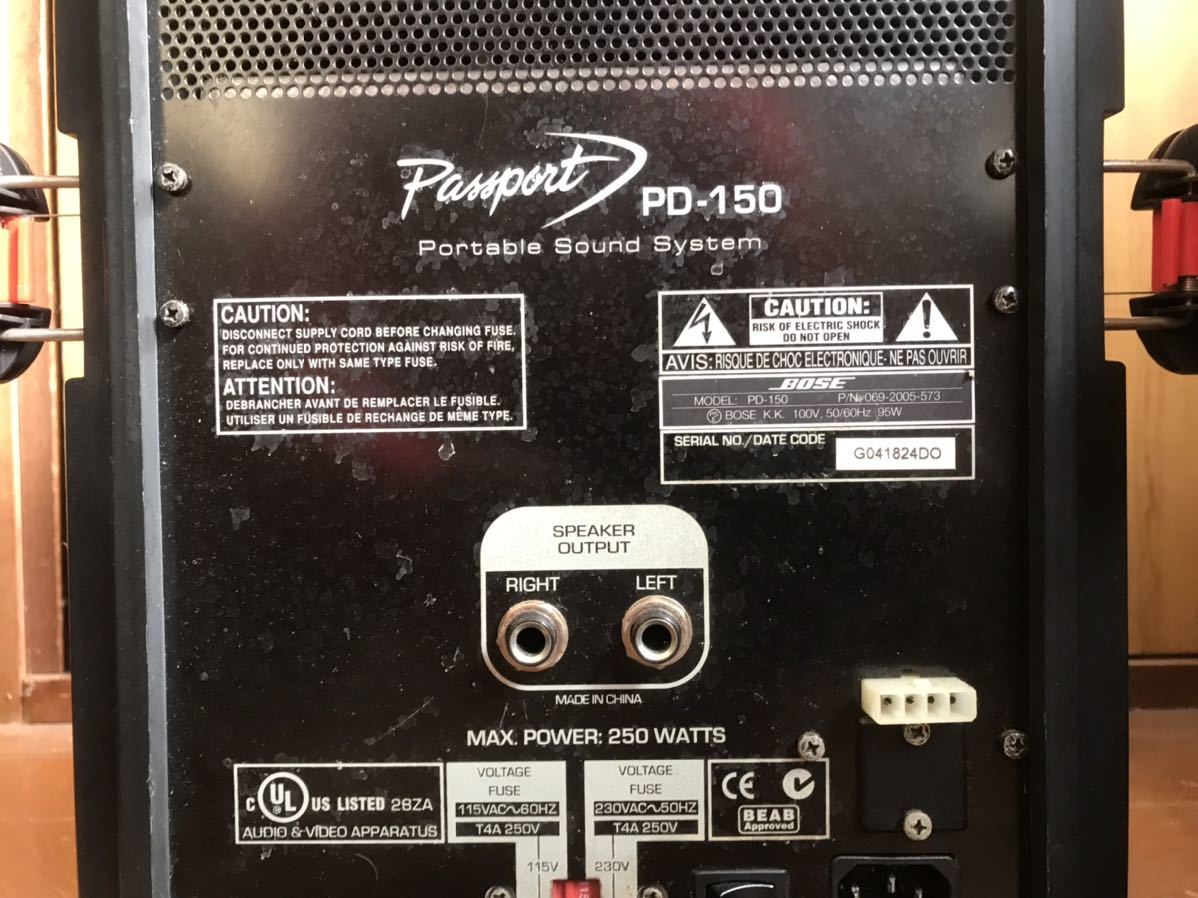 BOSE Fender Passport PD-150 Max 250w パワードミキサー | vancubic.com