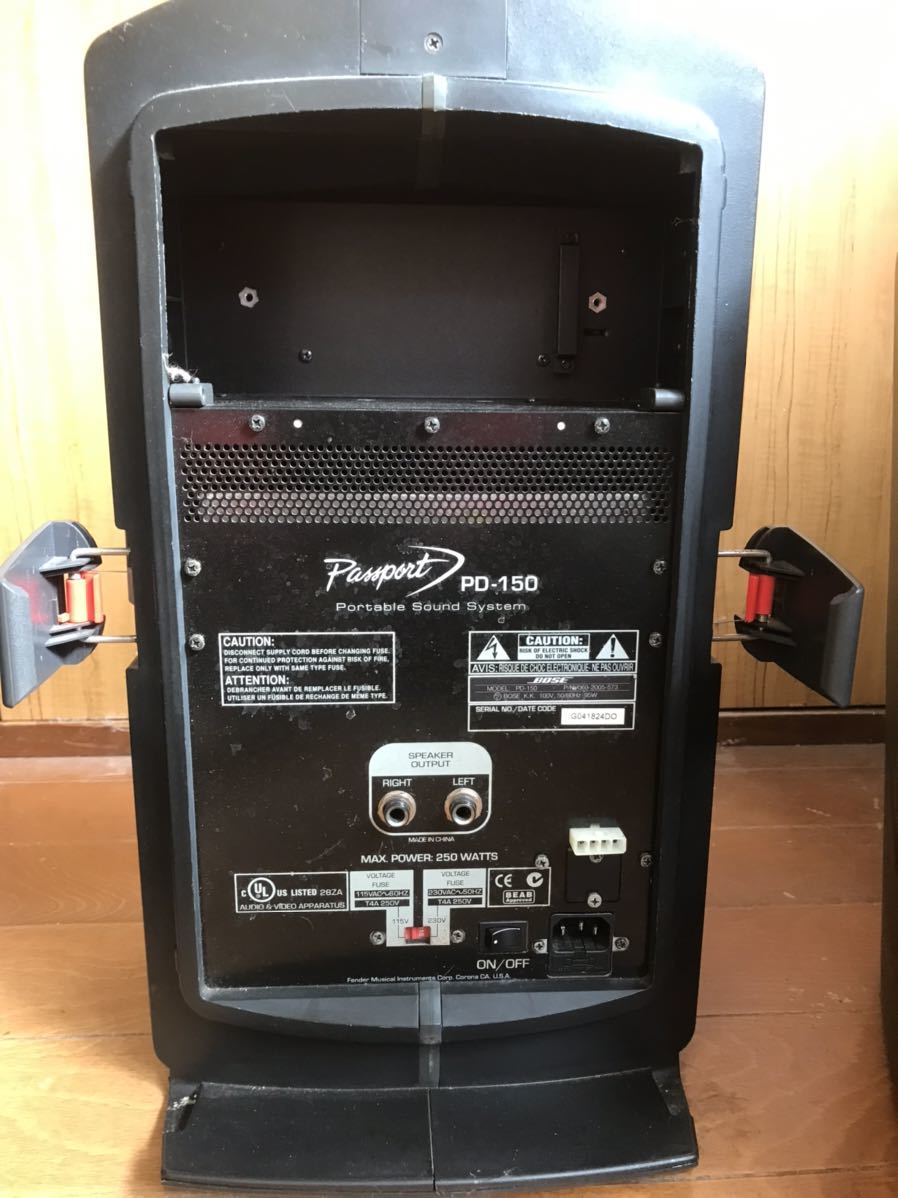 BOSE Fender Passport PD-150 Max 250w パワードミキサー | vancubic.com
