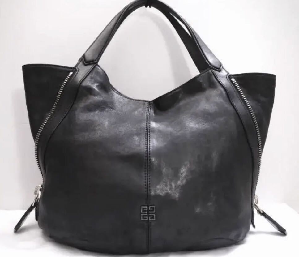 美品☆GIVENCHY ジバンシィ TINAN ティナン A4対応 男女可 レザー