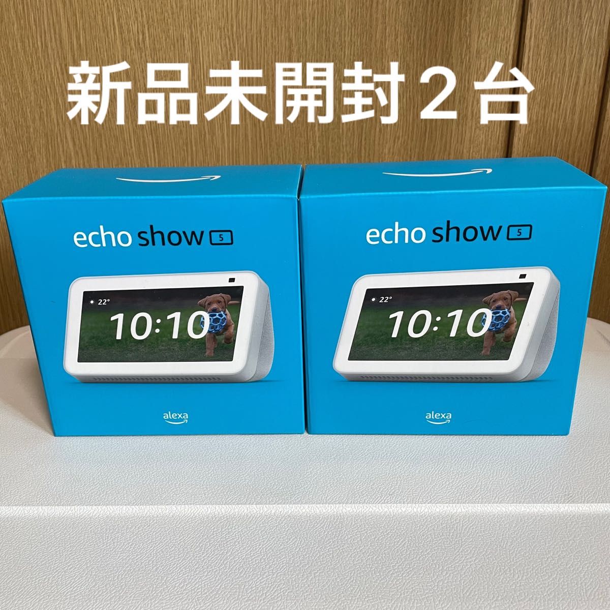 echo show 5 新品未開封2台セット グレーシャーホワイト