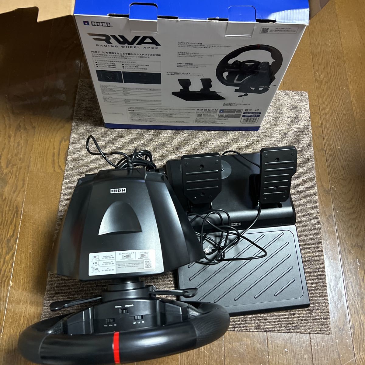 HORI ホリ RWA Racing Wheel Apex PS5 & PS4 & PC ステアリング
