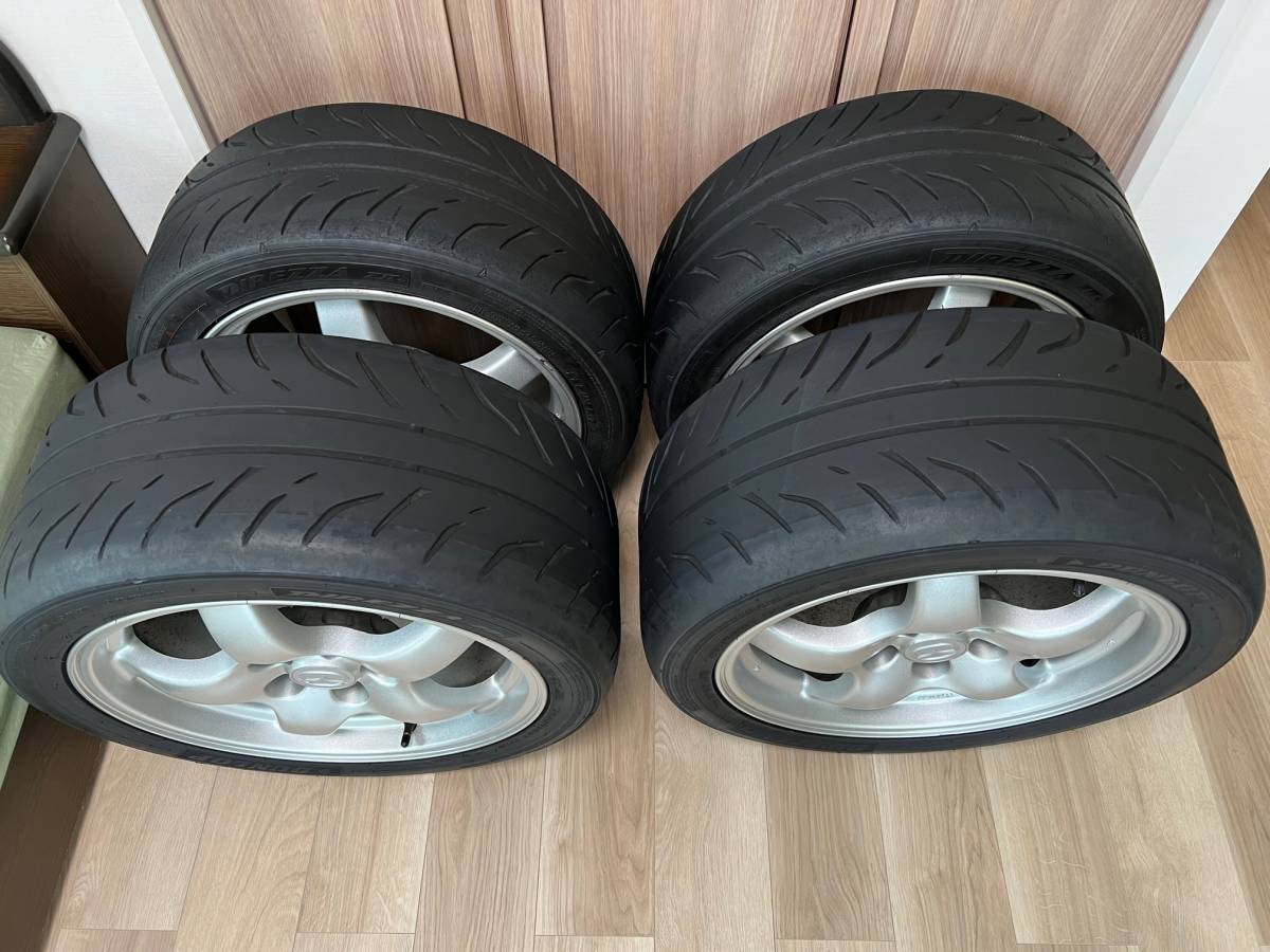 マツダ RX-7 FD3S 純正ホイール 17インチ タイヤ付き 4本 225 マツダ RX-7 FD3S 純正ホイール 17インチ タイヤ付き 4本 225