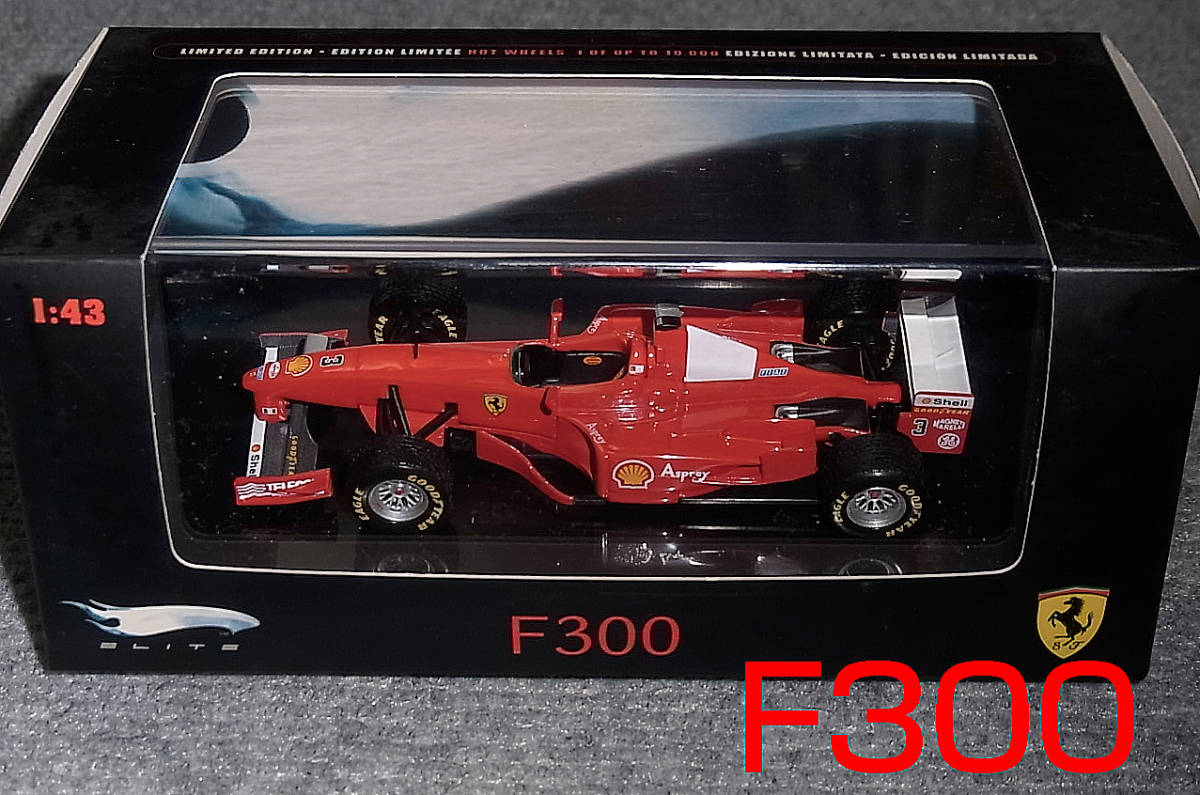 マテル エリート 1/43 フェラーリ F300 シューマッハ 1998 FERRARI