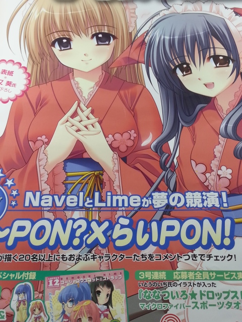 電撃姫 HIME 西又葵 DENGEKI 非売品 販促 ポスター Navel&Lime「ね～PON？×らいPON！」_画像10