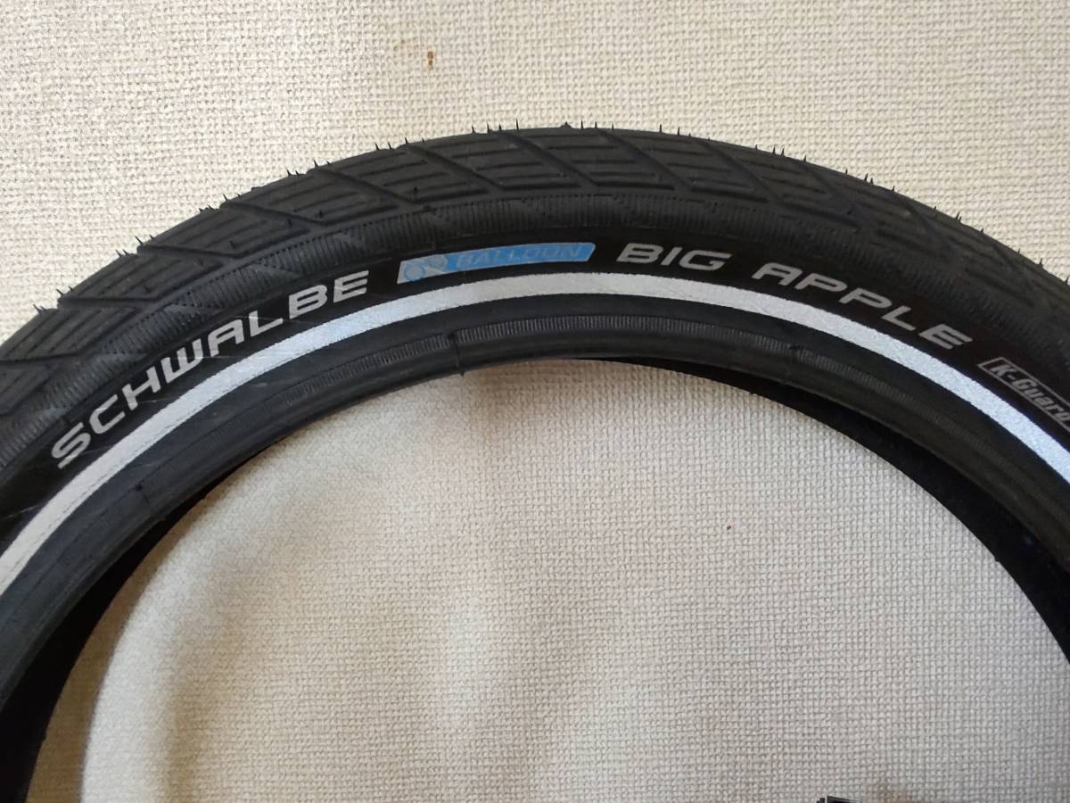 SCHWALBE BIG APPLE シュワルベ ビッグアップル WB 14×2.00 ダホン K3 未使用/2本セット チューブ付き 送料無料
