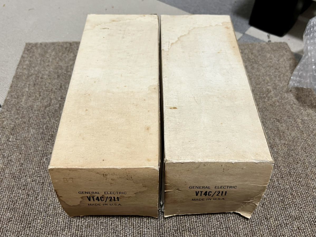 VT4C/ 211 GE 真空管 ! 動作品!元箱付き!2本 | normanhubbard.com