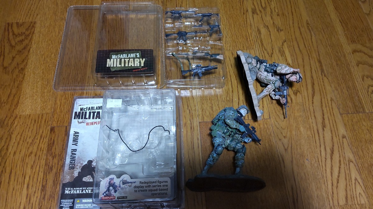 ヤフオク! - マクファーレンミリタリーフィギュア2体+武器セット