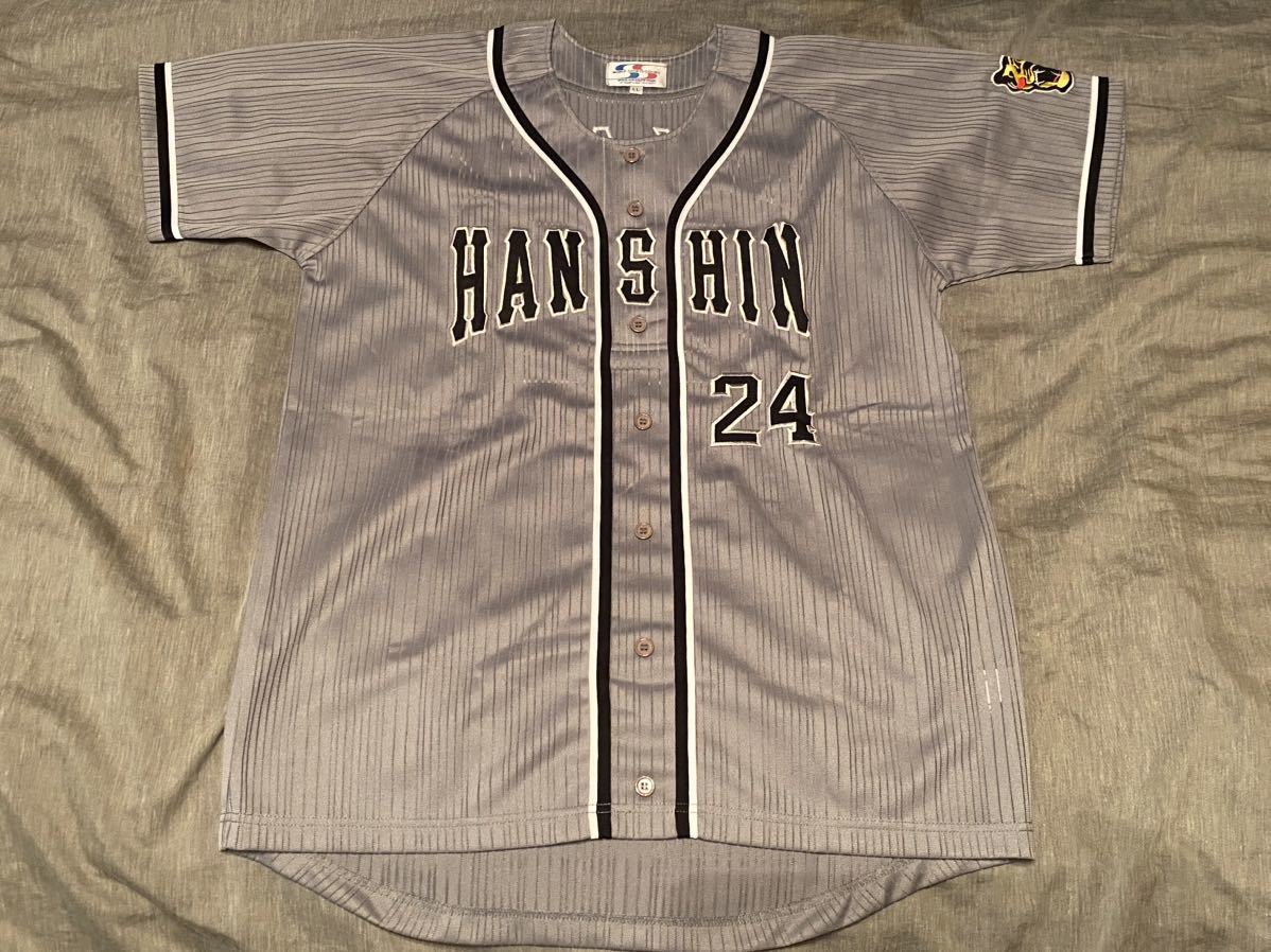 阪神タイガース桧山進次郎24レプリカユニフォーム縦縞(サイズLL