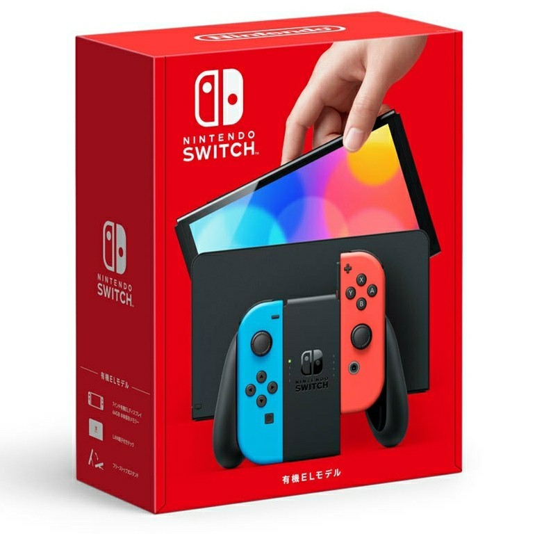 新品未開封品】Nintendo Switch 有機ELモデル Joy-Con(L) ネオンブルー