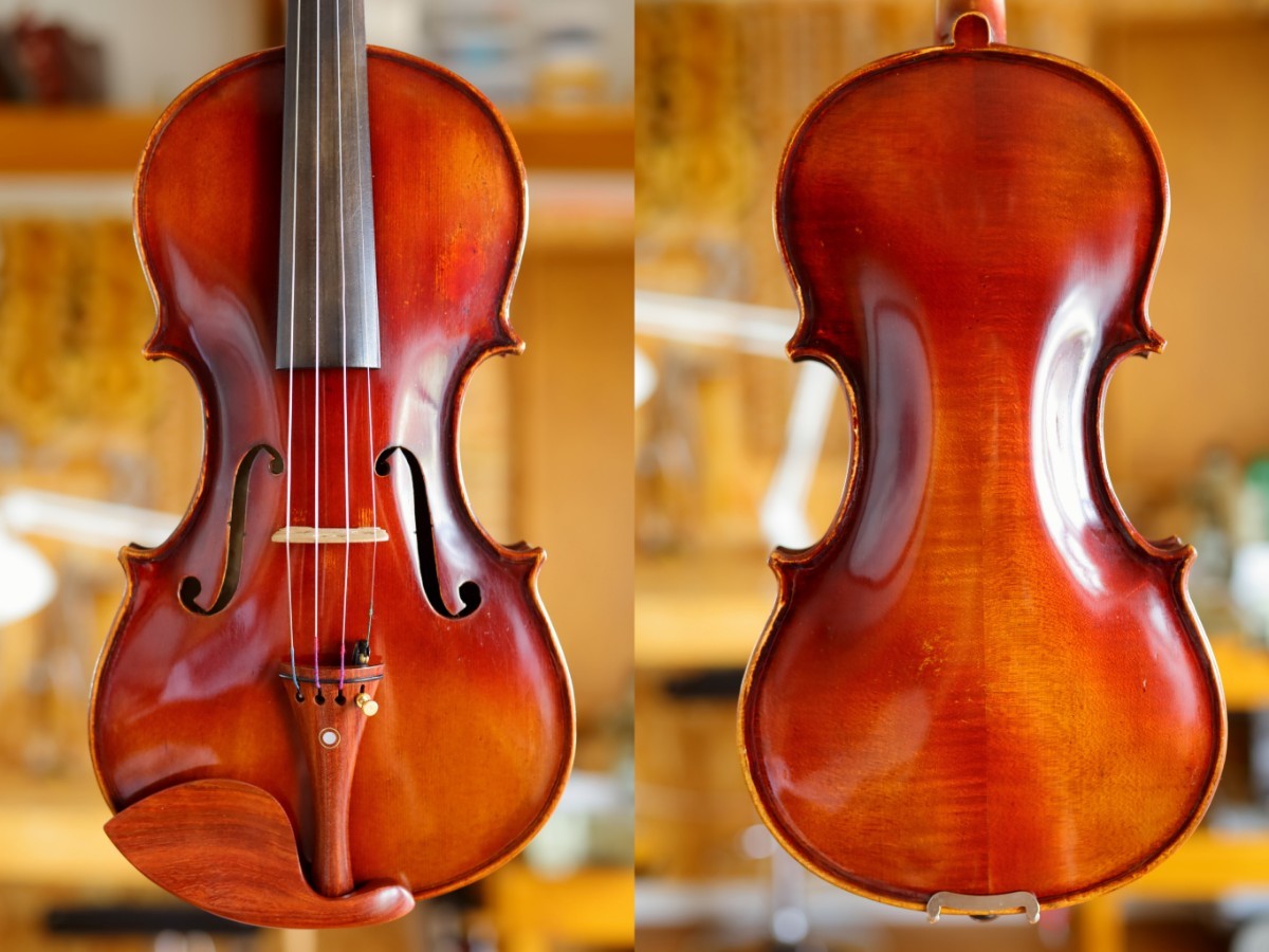 ヤフオク! - 【美品】オールドヴァイオリン4/4 A.Stradivar...