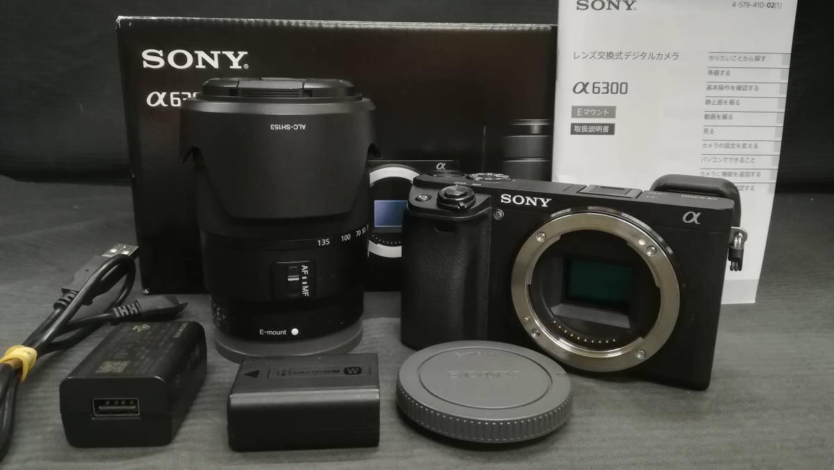 美品♪】SONY ソニー α6300 ILCE-6300M 高倍率ズームレンズキット