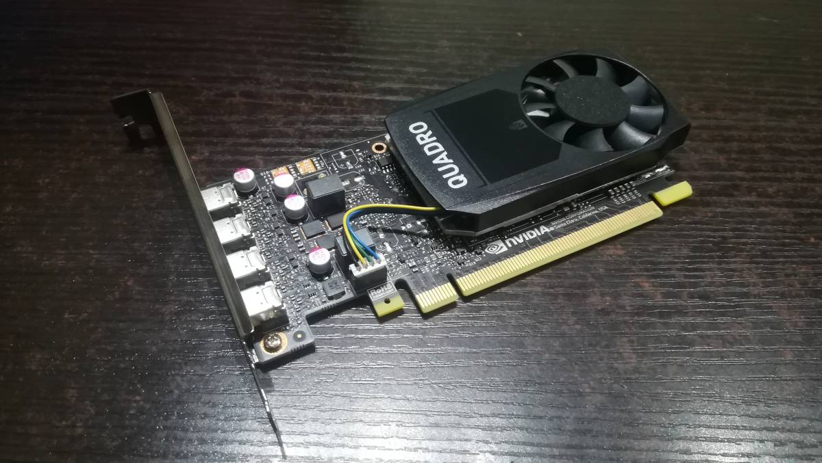 美品♪】NVIDIA Quadro P1000 4GB GDDR5 PCI Express ビデオカード