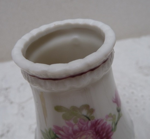 (☆BM)【感謝特別価格】昭和レトロ/オイルランプ(0311-⑤)陶器製 花柄 ヴィクトリアン ヴィンテージ調 アルコール アンティーク の画像9