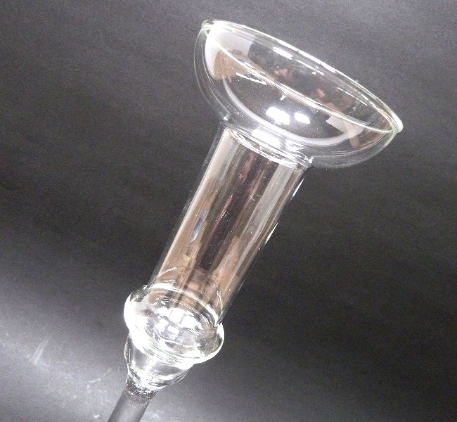 (☆BM)ガラス フラワーベース(0619GSS③)グラススタンド 花瓶 花入れ 高さ30㎝ テーブルデコレーション ウェディング 花器_画像2