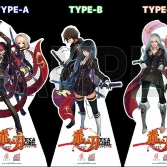 exA-Arcadia 赤い刀 EXAレーベル 等身大パネル TYPE-B 西園寺桔梗&牡丹