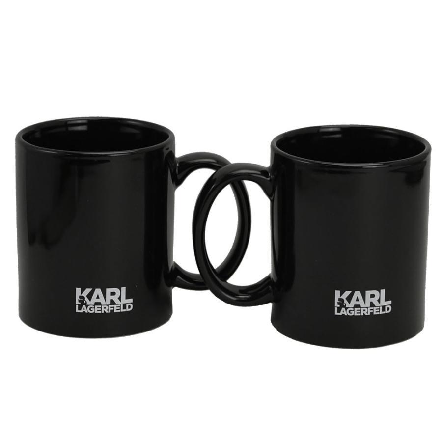 カールラガーフェルド マグカップ KARL LAGERFELD KARL IKONIK 300ML×2 2個セット ギフトセット 201W3913_画像2