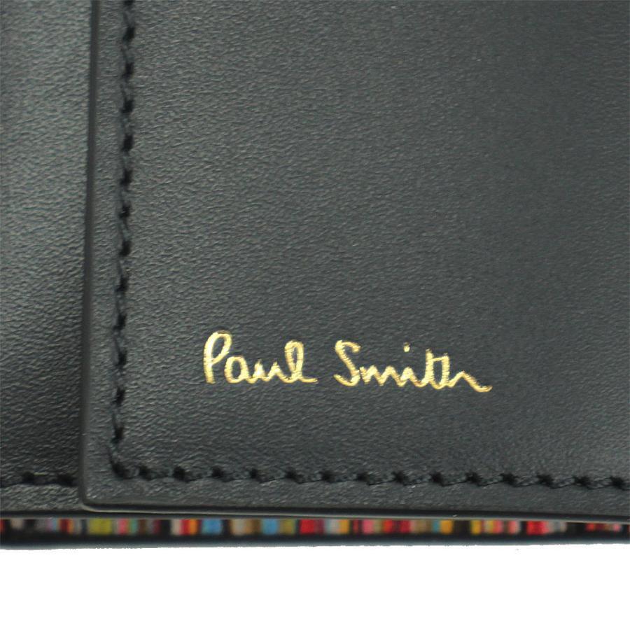 ポールスミス キーケース メンズ PAUL SMITH 6連 レザー ブラック 内側マルチカラー M1A 1981 BMULTI 79_画像3