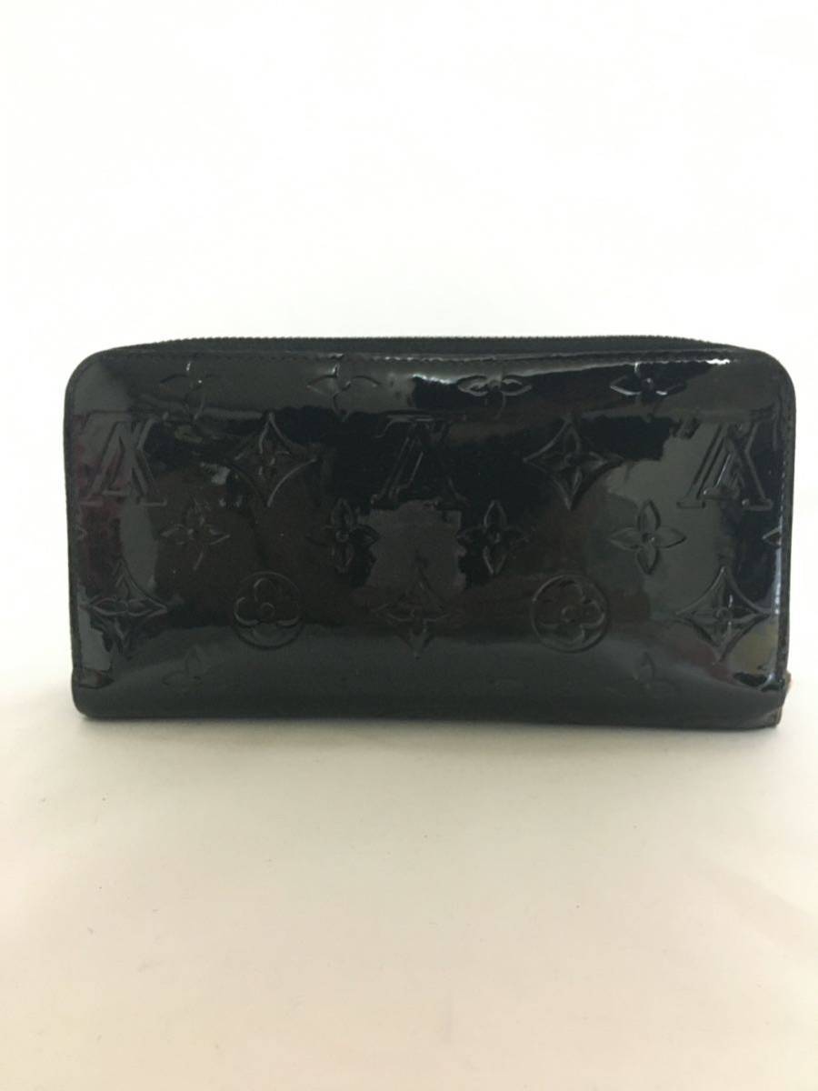 美品 ルイヴィトン モノグラム ヴェルニ ジッピーウォレット 長財布