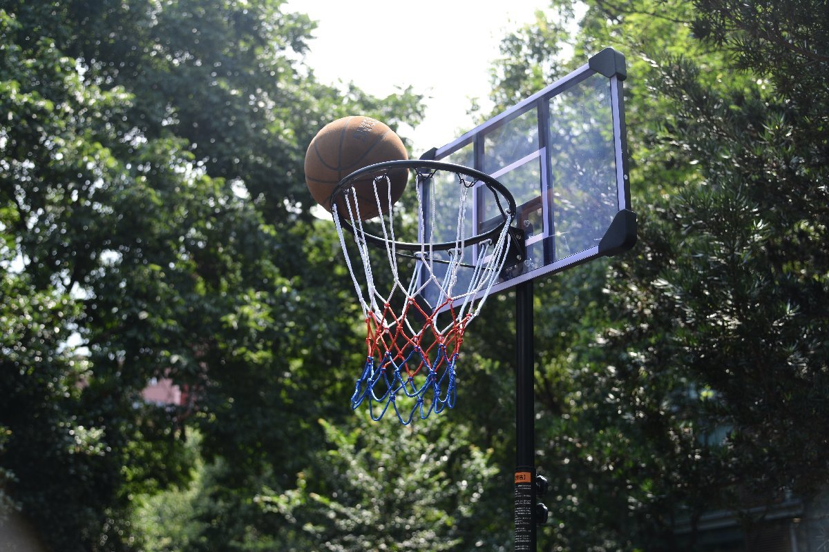 バスケットゴール 屋外 家庭用 240～270cm ミニバス対応 ゴール バスケ