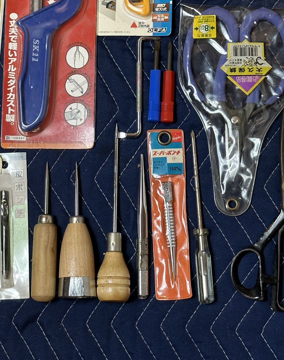 ノコギリ他工具いろいろおまとめセット 工具箱付き(工具セット)｜売買