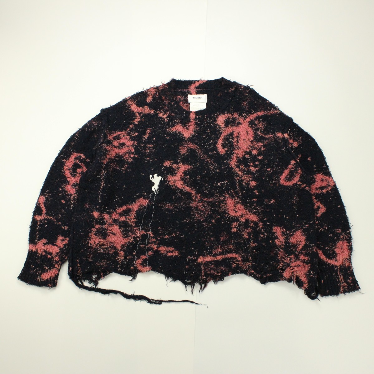 doublet / 22SS RECYCLE COTTON BLEACHED PULLOVER ダブレット