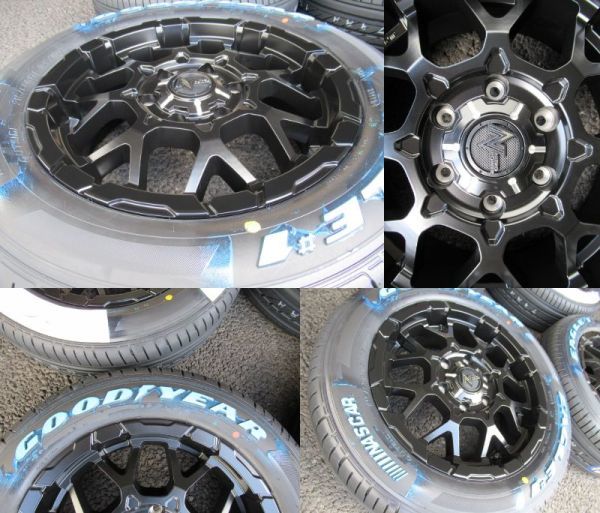 ★数量限定★【ナイトロパワー】M28 バレット 17ｘ6.5 ＋48 6H/139.7 セミグロスBK/マシニングｘ４本 ナスカー 215/60R17 キャラバン NV350_画像3