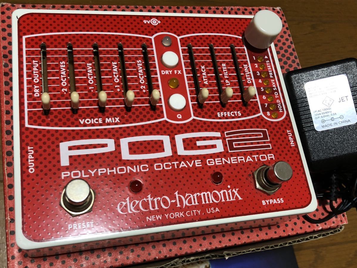 付属品完備 美品】即決あり electro-harmonix POG2 オクターバー
