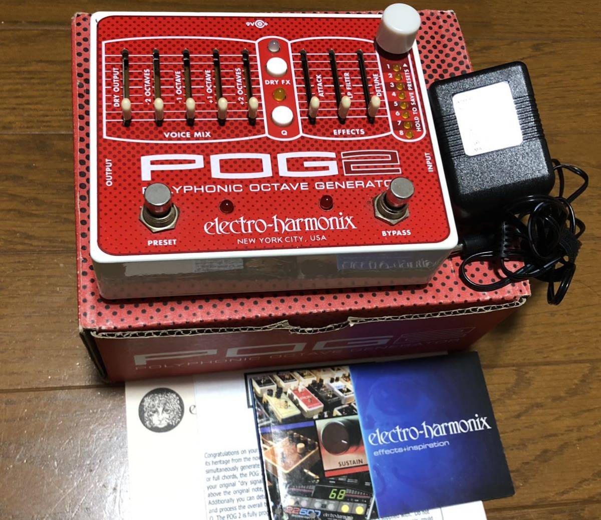 付属品完備 美品】即決あり electro-harmonix POG2 オクターバー