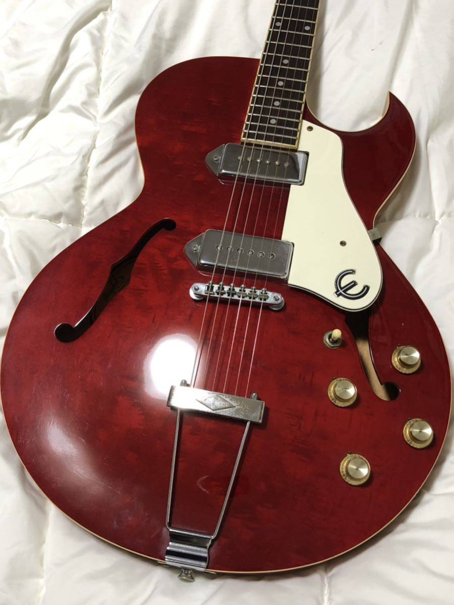 希少】epiphone sorrento チェリーレッド エピフォン ソレント