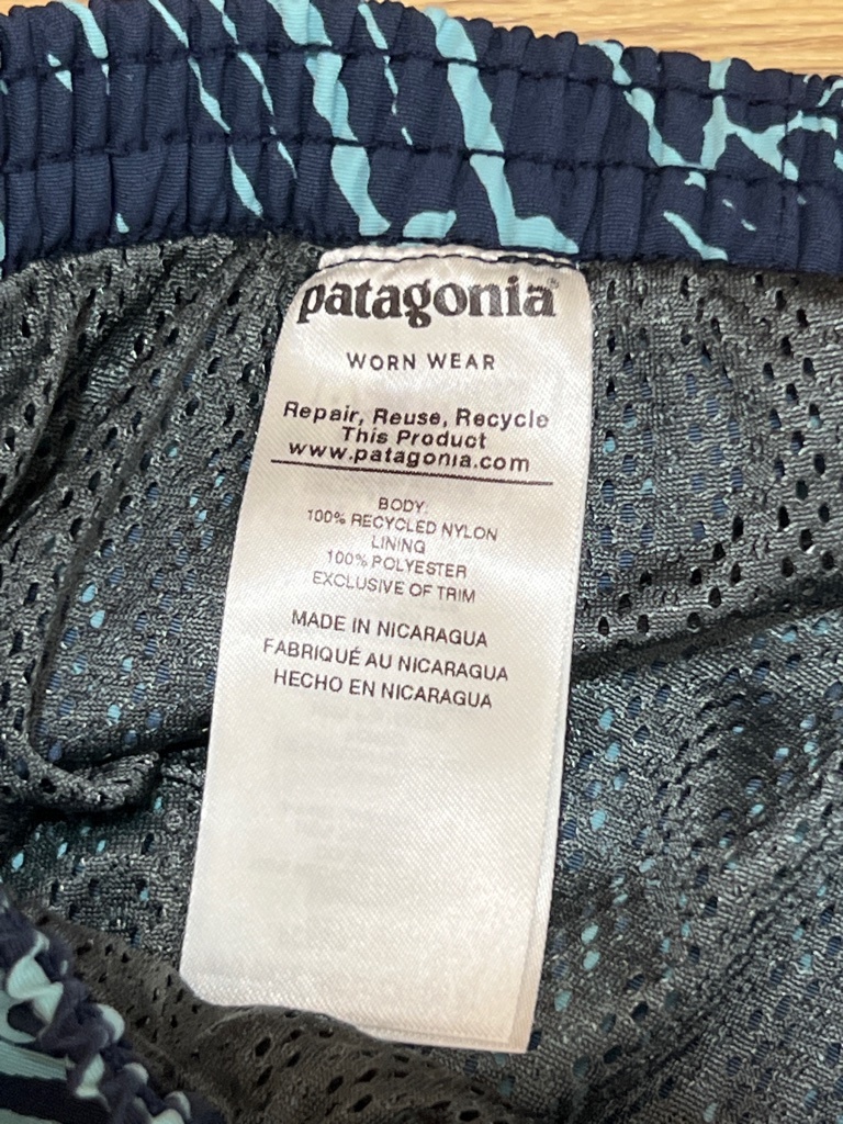 希少 2019年 Patagonia パタゴニア バギーズショーツ 廃番モデル M 総柄 R050607_画像8