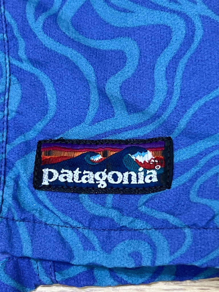 美品】 廃番 リバーショーツ パタゴニア Patagonia 93年 希少 波柄