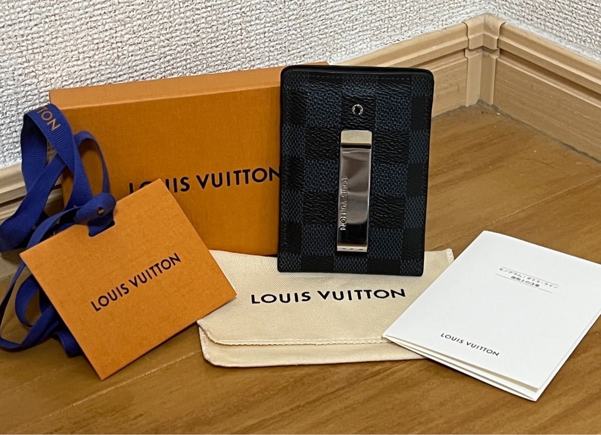 ルイ ヴィトン マネークリップ カードケース ポルトカルト・パンス ダミエグラフィット LOUIS VUITTON