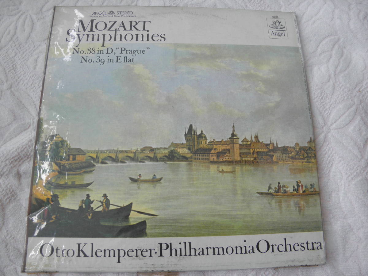 米エンジェル初期盤全盛期クレンペラー・フイルハーモニアが残した名録音モーツァルト交響曲第38番プラハ第39番1962年頃の英EMI録音_画像1