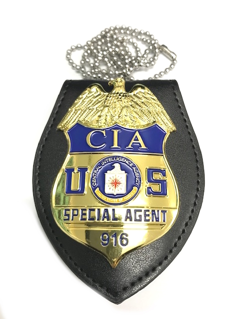 ポリスバッジ CIA 中央情報局 認識番号916　レプリカ 警察グッズ アメリカンポリス