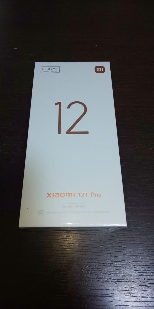 Softbank Xiaomi Xiaomi 12T Pro A201XM Blue SIMフリー 新品未開封 2