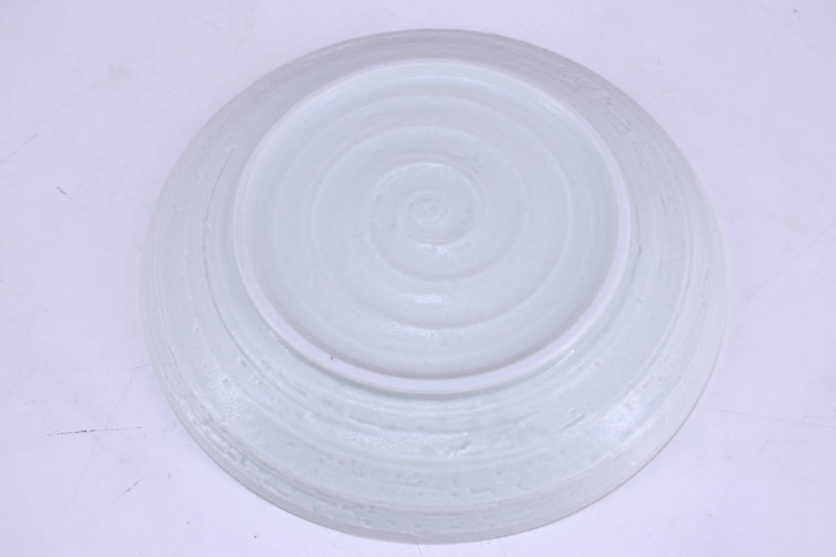  eat and drink shop direction plate peace plate flat plate white color 10 pieces set ceramics diameter approximately 25cm details unknown used present condition goods #(F7404)