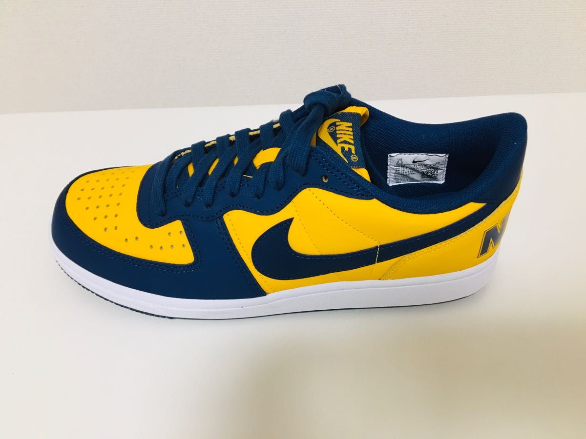 NIKE ターミネーター ロー ユニバーシティゴールド アンド ネイビーミシガン