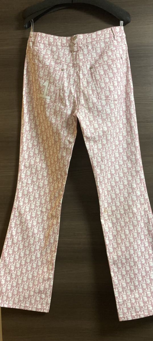  unused Christian Dior Galliano period Toro ta- total pattern pink pants 