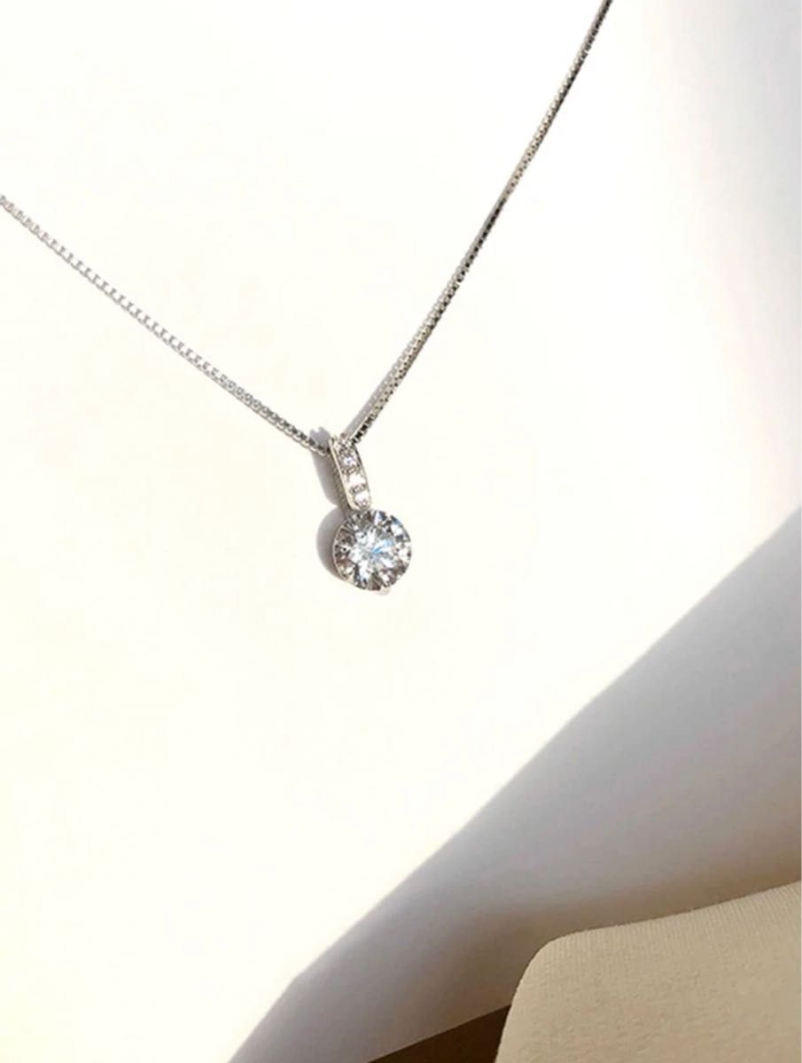 ネックレス ダイヤ 高見え 可愛い 新品 韓国 アクセサリー 