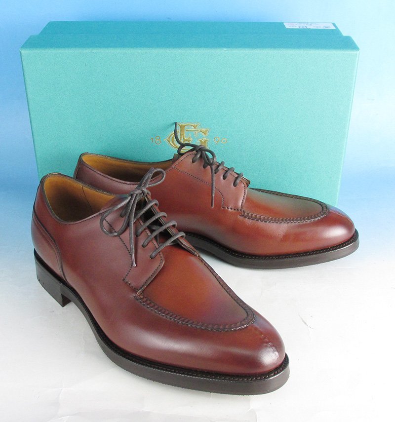 MYF14392 EDWARD GREEN Edward Green DOVERdo- bar U chip shoes 202 7 1/2 /8E unused 