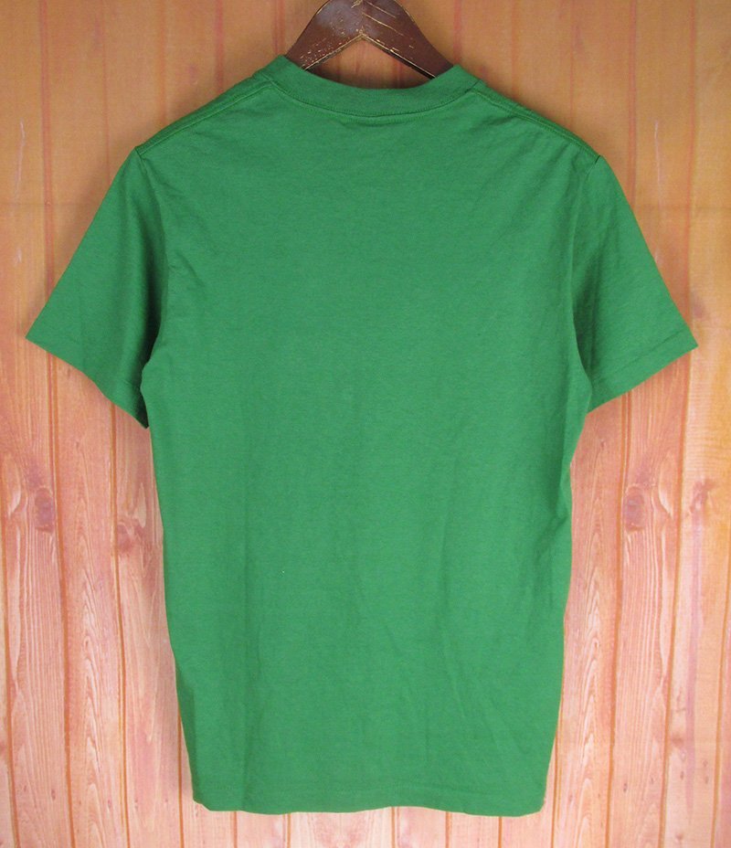 LST9413 STUSSY ステューシー Tシャツ 銀タグ USA製 SMALL グリーン 美品（クリックポスト可）の画像2