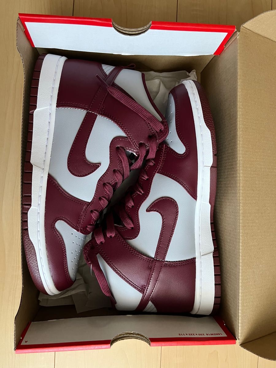 新品未使用】NIKE ダンクハイ ダークビートルートアンドウルフグレー