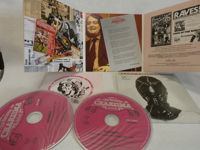 ＜新品同様＞カリスマ・レコード・アンソロジー1969-1978（CD3枚組　紙ジャケット　SHM-CDデジタル・リマスター盤）帯付　国内正規セル版_画像4