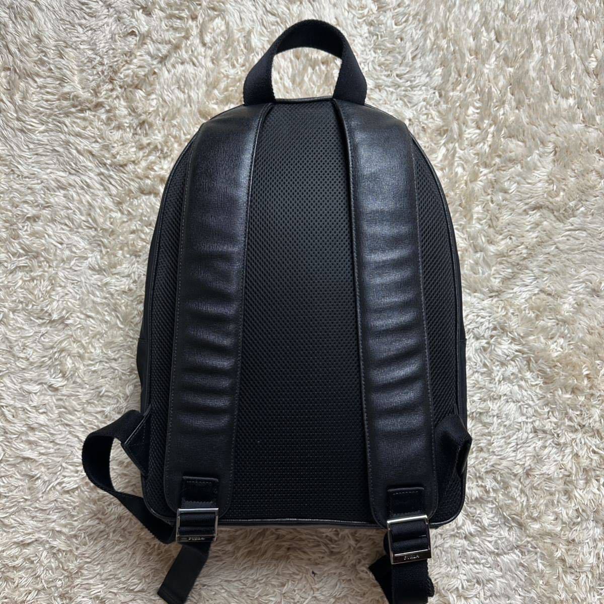 1円【美品】フルラ FURLA メンズ ビジネス リュック バッグパック